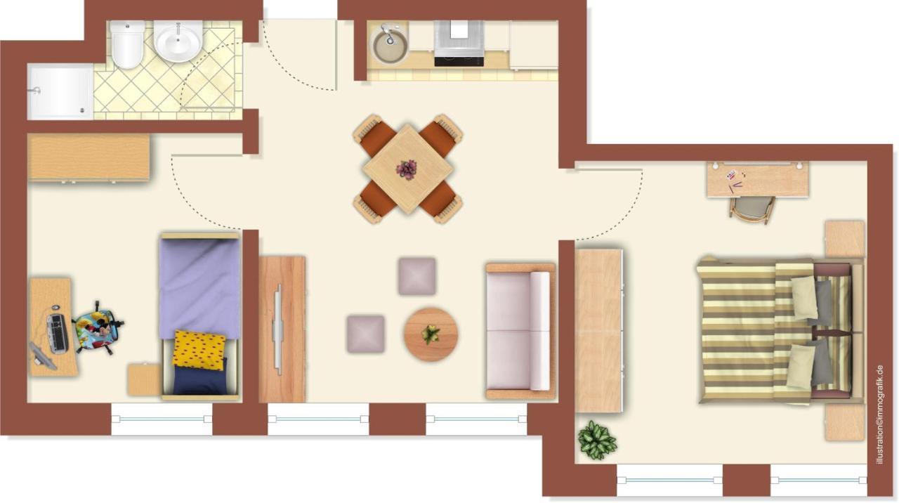 Apartamento Hellinghaus Fewo 1 Wellenreiter Wyk auf Föhr Exterior foto